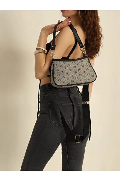 aldebaran Monogram Kadın Baget El ve Çapraz Çanta