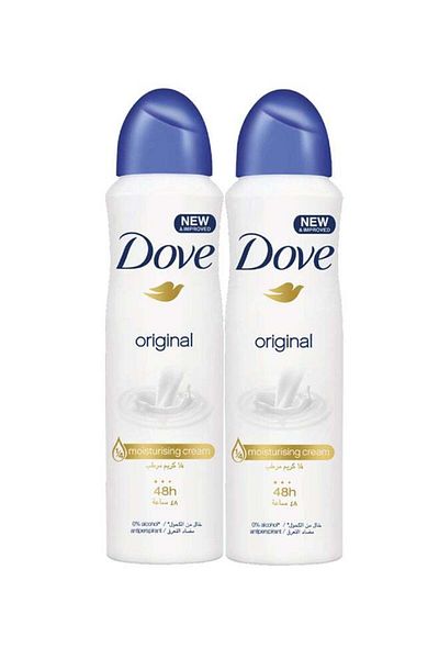 Dove Original Antiperspirant Deodorant 150ml Pack of 2 300ml