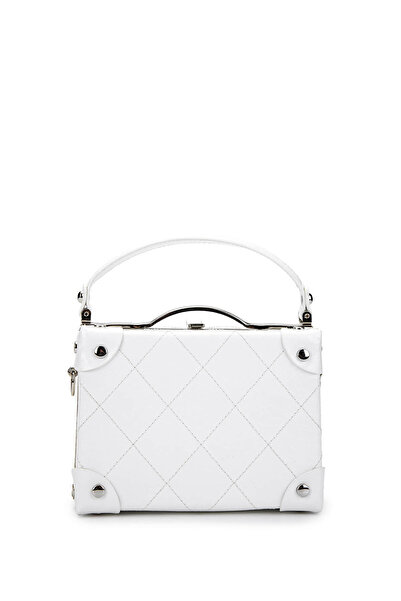 Tamer Tanca Women's Vegan White Shoulder Bag