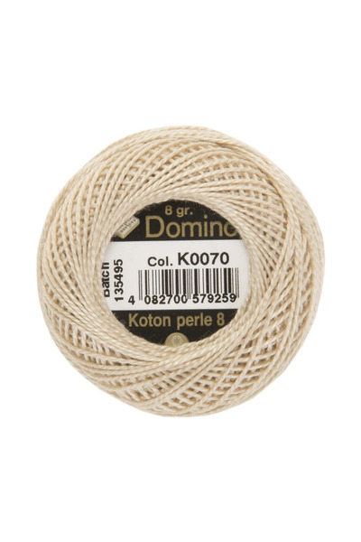 COATS Ață de brodat Domino Koton Perle Nr. 8