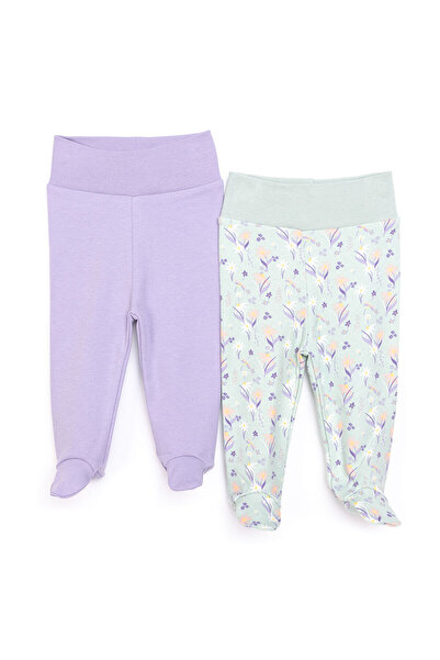 ebebek Hello Baby HelloBaby Yenidoğan Geniş Bel Güneş Desenli  2li Patikli Al...