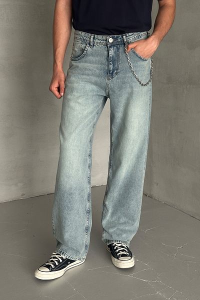 HYMAN Men's Extra Baggy Jeans