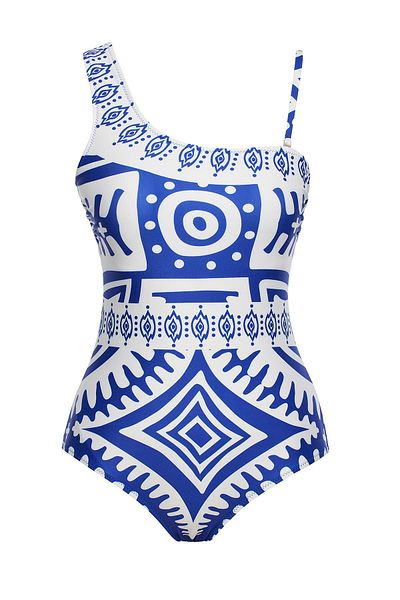 SAILOR moda Μαγιό με έναν ώμο Pareo