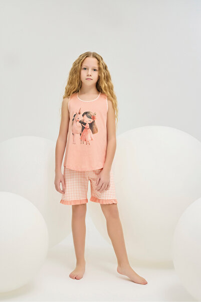 ZEYZEY 8803 Girl's Printed Shorts Suit