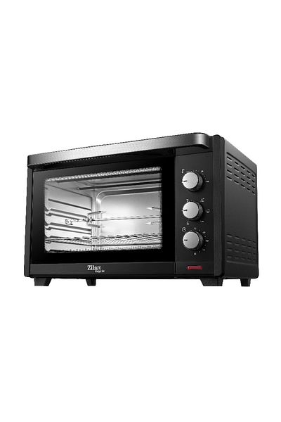 Zilan Cuptor electric Zilan ZLN-1024 Rozerin, Convectie, 2000 W, 45 Litri, Temperatura Reglabila, Negru