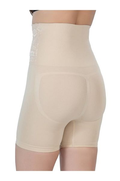 kapsulavm High Waist Boxer Corset with Lace Front