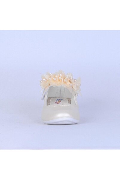 Ayakcenter 26-Herbebe Fırfırlı 3Cm Kız Çocuk Topuklu Ayakkabı
