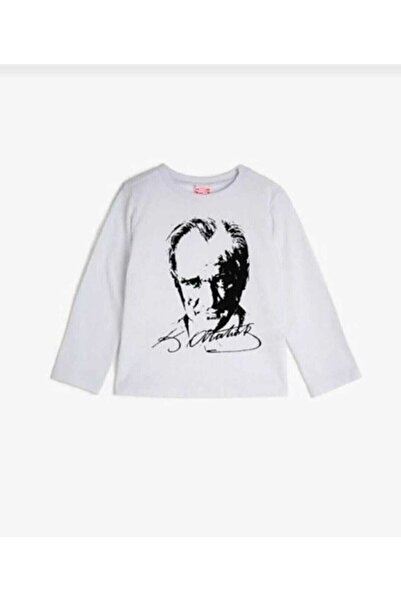 Nacar Atatürk Uzun Kollu Penye Süper Kaliteli 23 Nisan 29 Ekim Atatürk Uzun K...