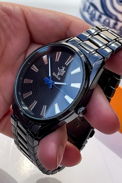 S.POLO New Season Black Color Men's Wristwatch Men's Watch Bracelet Gift Father's Day Gift