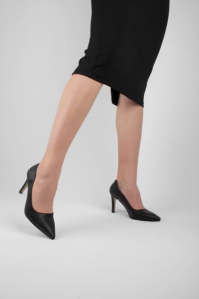 Lal Shoes & Bags Joseph pentru femei cu vârf ascuțit stiletto-negru