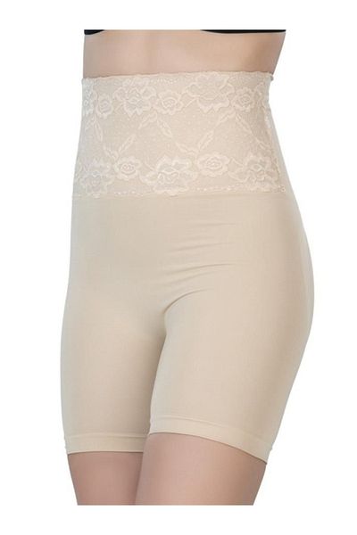 kapsulavm High Waist Boxer Corset with Lace Front