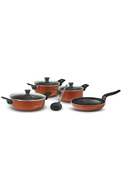 Flonal Sada hrnců Flonal Pepita Granit, 8 kusů, hliník s nepřilnavým kamenným...