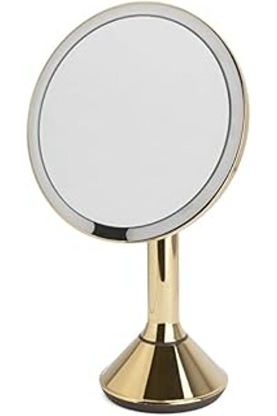 Genel Markalar Masa Üstü Büyüteçli Makyaj Aynası 5 X Zoom Gold 400x135x230 mm
