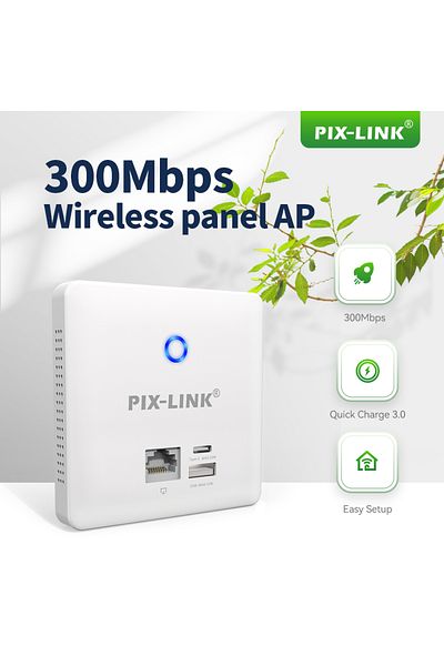 Choice Pix-link Cap08 300m 2.4g High Power Indoor Ap Access Point Omnidirectional Coverage Wifi Base Sta...