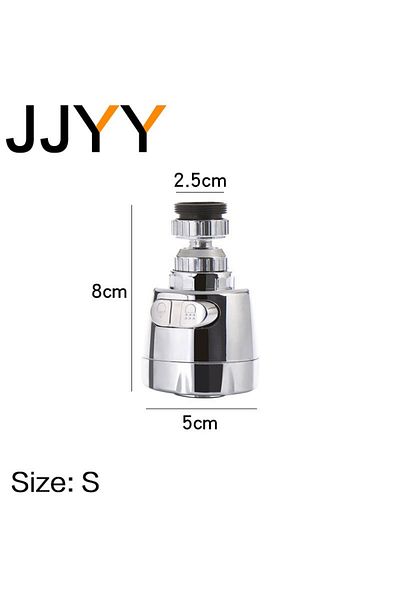 Choice Size S Universal Faucet 360 Degree Rotating Tap Filter Tip Water Bubbler Faucet Anti-Splash Economiz
