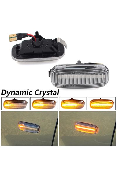 Choice مصباح إشارة الانعطاف LED الديناميكي الجانبي عالي الجودة من الكريستال 8E0 949 127 8E0949127 لسيارة أودي