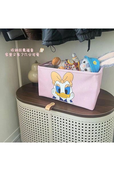 Choice 1 Disney Cute Mickey And Minnie Cartoon Foldable Toy Storage Box Dirty Clothes Basket Large Capacit.