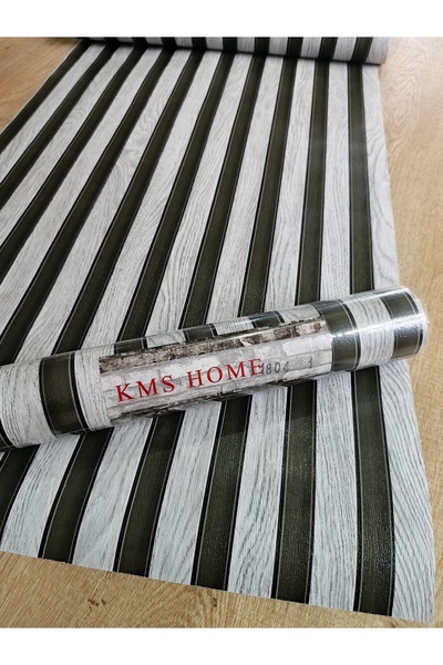 KMS HOME Duvar Çıtası Lambri Görünümlü 3D Hafif Kabartmalı Silinebilir Duvar ...