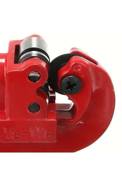 Choice Red 1PC Pipe Cutter,  1/8" To 1-1/8"  Inch Tubing Cutter, Heavy Duty Tube Cutter Tool for Cutting Co