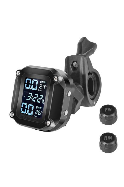 Choice Motorcycle Tpms Wireless Lcd Display Motorcycle Tpms Tyre Temperature Tester 2 Sensors Dirt Pit Bike