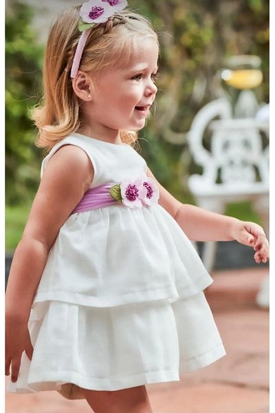 MAYORAL Baby Girl Floral Belted Dress