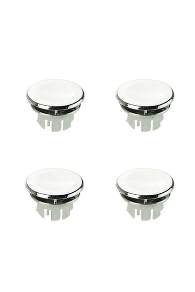 Choice 4Pcs E 4Pcs Plastic Sink Hole Overflow Cover for Kitchen Bathroom Basin Trim Bath Drain Cap Sink Was