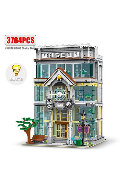 Choice 3784Pcs No Box 3784pcs Creative Expert Street View Modular Architecture Building Blocks Model MOC Sc