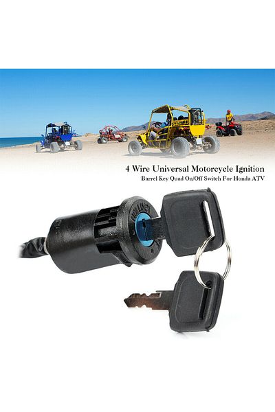 Choice Motorcycle Ignition Switch + Keys Scooter Accessories fit For Quad Dirt Bike For ATV On/Off Plast...