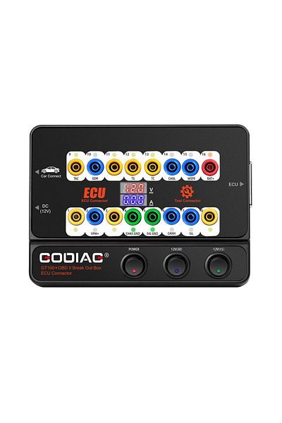 Choice EU 220V Godiag GT100+ GT100 Pro OBDII Breakout Box ECU Bench Connector Adds Electronic Current Displ