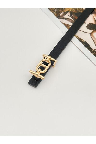 Descoin Gold Tokalı İnce Kemer, Pantolon Kemeri, Gömlek Kemeri, Ceket Kemeri,...