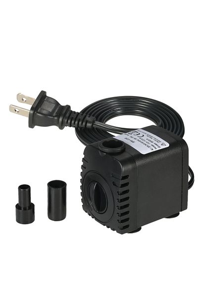 Choice US 600L/H 8W Submersible Water Pump for Aquarium Tabletop Fountains Pond Water Gardens and Hydroponi