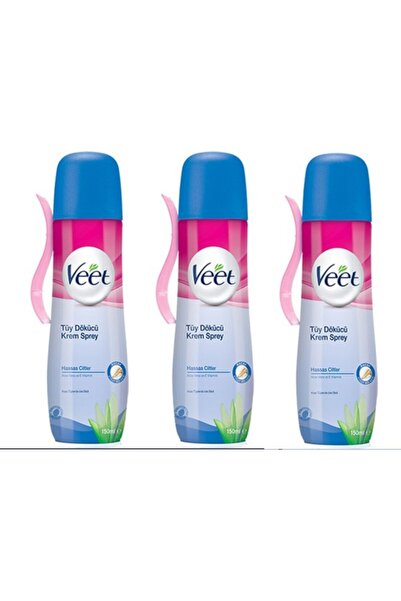 Veet Sprey 150 ml Hassas Cilt X 3 Adet