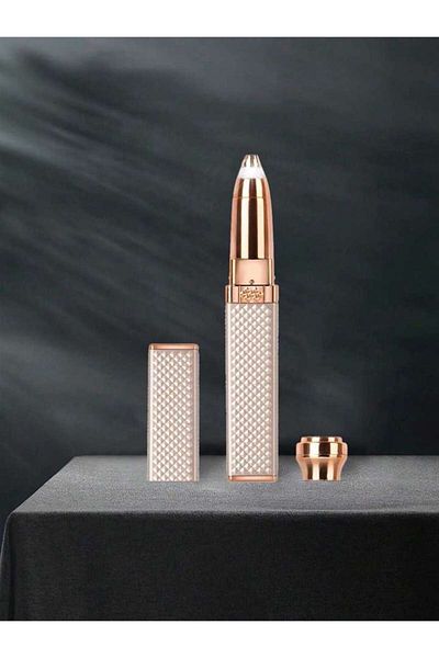 Choice Rose Gold 1pc 2 In 1 Electric Eyebrow Trimmer