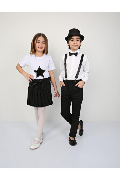 YCN TEKSTİL طقم بنطال وقميص علوي وسفلي للأولاد 23 أبريل