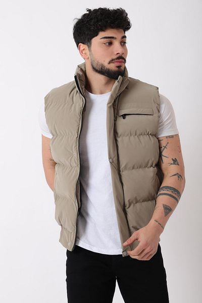 Stilkombin Nova Vest with Chest Pocket and Elastic Waist Bl 1722_60323