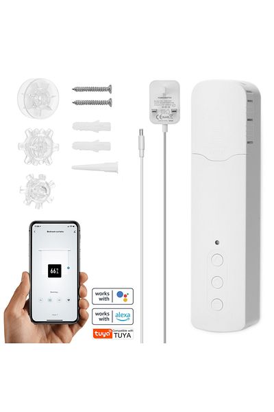Choice Type A UK Tuya WIFI Smart Electric Curtain Motor Chain Roller Blinds Pull Bead Curtain Switch System