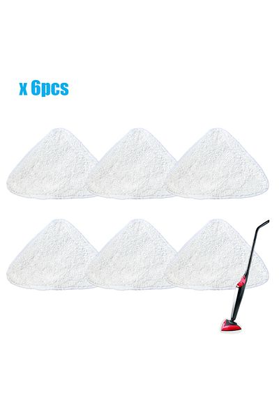 Choice 6pcs Vileda high-quality ultra-fine fiber steam mop pad, steam cleaner parts triangle replacement cl