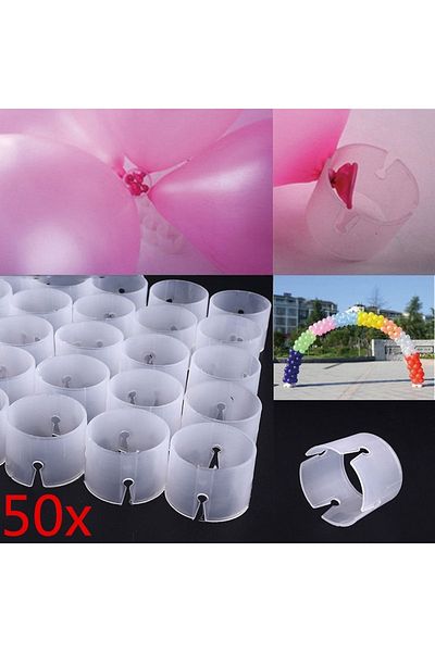 Choice 50 قطعة 50 قطعة 50 قطعة قوس بالون دائري حلقة مشبك حفل زفاف افتتاح باب مركز تجاري حلقة مشبك ما