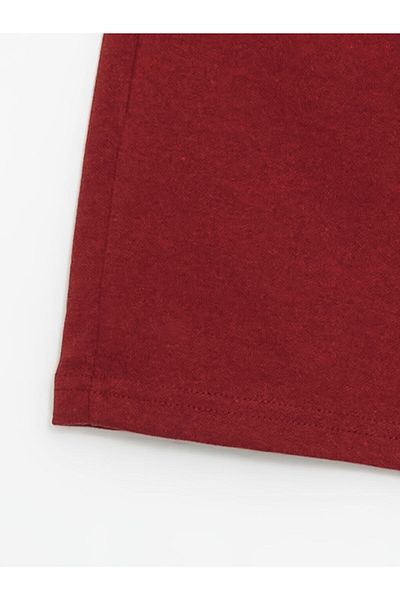 LC Waikiki Lcw Eco Red Elastic Waist Boy Shorts