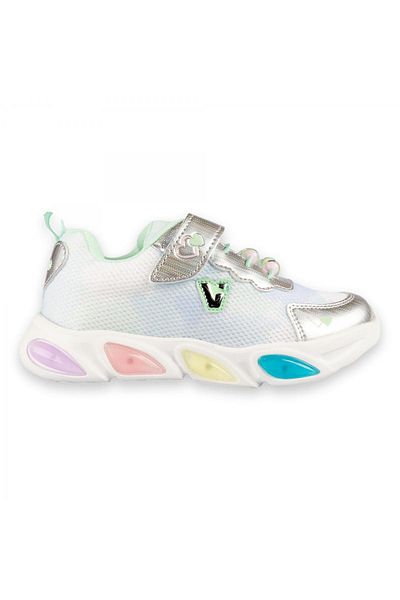 Vicco 346.P25Y.177 Gelato Booties Lighted Phylon White Girl's Sneakers