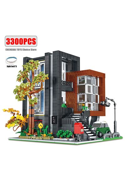 Choice MOC-107015 MOC-107015 خبير إبداعي "HEA-ON-JEA" فيلا وحدات معمارية للمدينة M