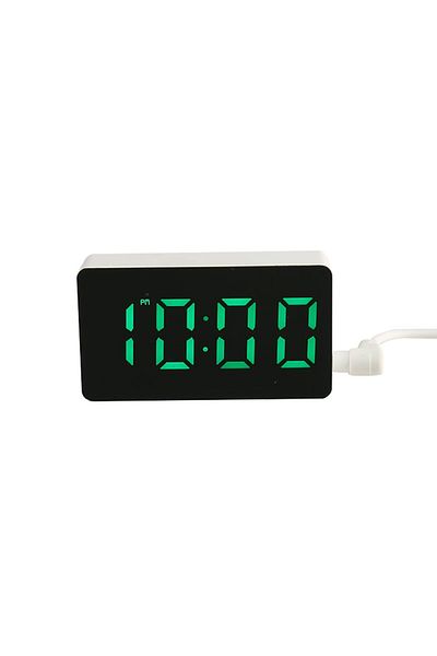 Choice green LED Electronic Watch Mirror Alarm Clock Home Furnishings Smart Small Tools Desk Digital Bedroo