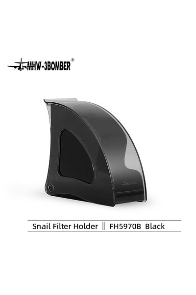 Choice Black Mhw-3bomber Classic Coffee Filter Holder Durable Coffee Filter Storage Box Cafe Bar Filter Box