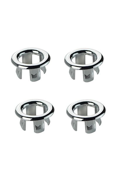 Choice 4Pcs B 4Pcs Plastic Sink Hole Overflow Cover for Kitchen Bathroom Basin Trim Bath Drain Cap Sink Was