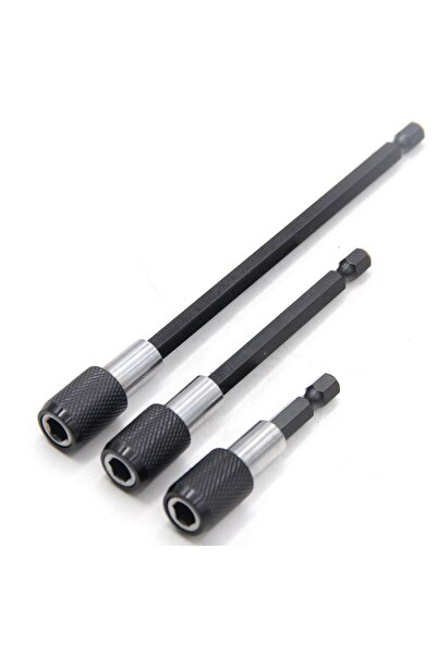 Choice 3pc 60-150mm set 3PC Hexagonal Quick Release Self-locking Extension Rod Electric Drill Driver Quick