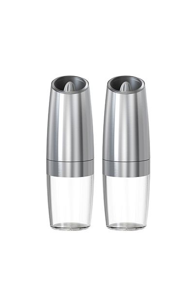 Choice Silver Electric automatic salt and pepper grinder Gravity induction grinder Aroma adjustable spice g