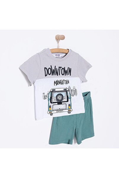 Midimod Fun World 3D Erkek Tshirt-Şort Erkek Bebek