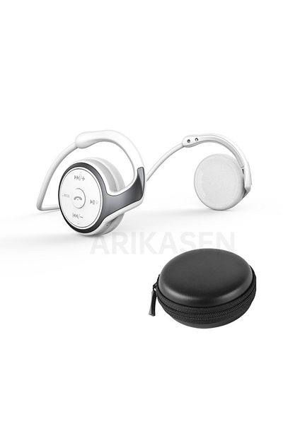 Choice White With Bag A6 Small Bluetooth Headphones Wrap Around Head Comfortable Wireless Headphones Foldab