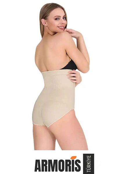 Armoris New Body Shaping Firming Firming High Waist Slip Corset with Anti-Slip Snaps and Clips