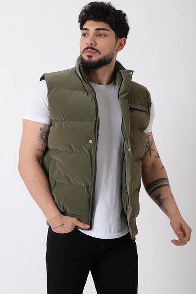Stilkombin Nova Vest with Chest Pocket and Elastic Waist Bl 1722_60323